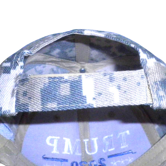 Embroidered TRUMP Keep America Great Cap, Camo/Digital, Strapback, Trucker Hat - Picture 4 of 5